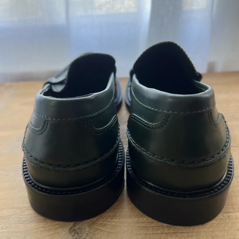Vinny’s Townee Penny Loafer in Dark Green Men’s Size 43 New